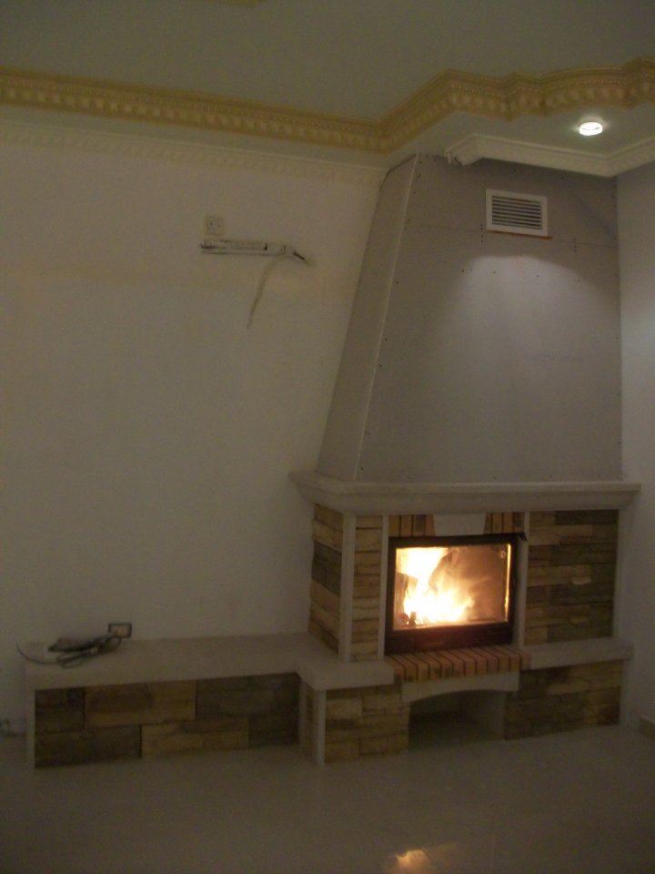 Wood Fireplace