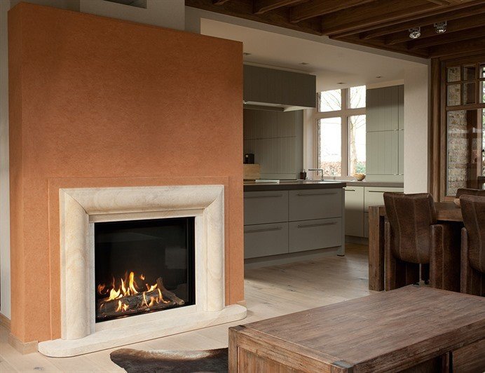 Wood Fireplace