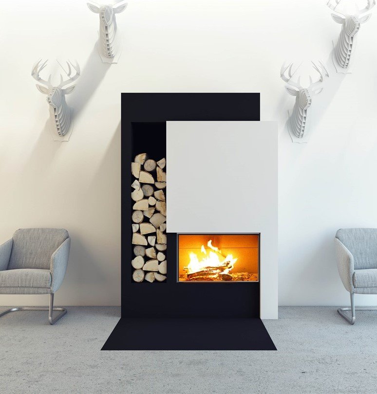 Wood Fireplace