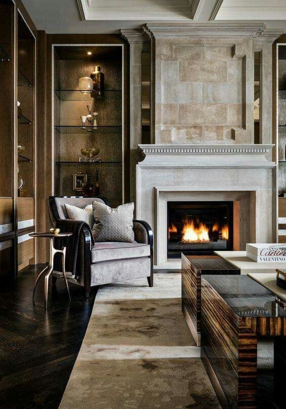 Wood Fireplace